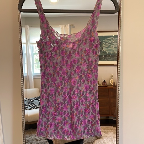 Free People Intimately Sheer Lace Floral Top - Picture 5 of 8